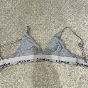 Calvin Klein bralette light blue